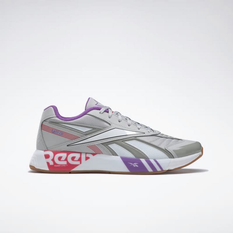Tenisi Reebok Futsal Fusion R58 Barbati Gri/Violet Romania PO2123TU